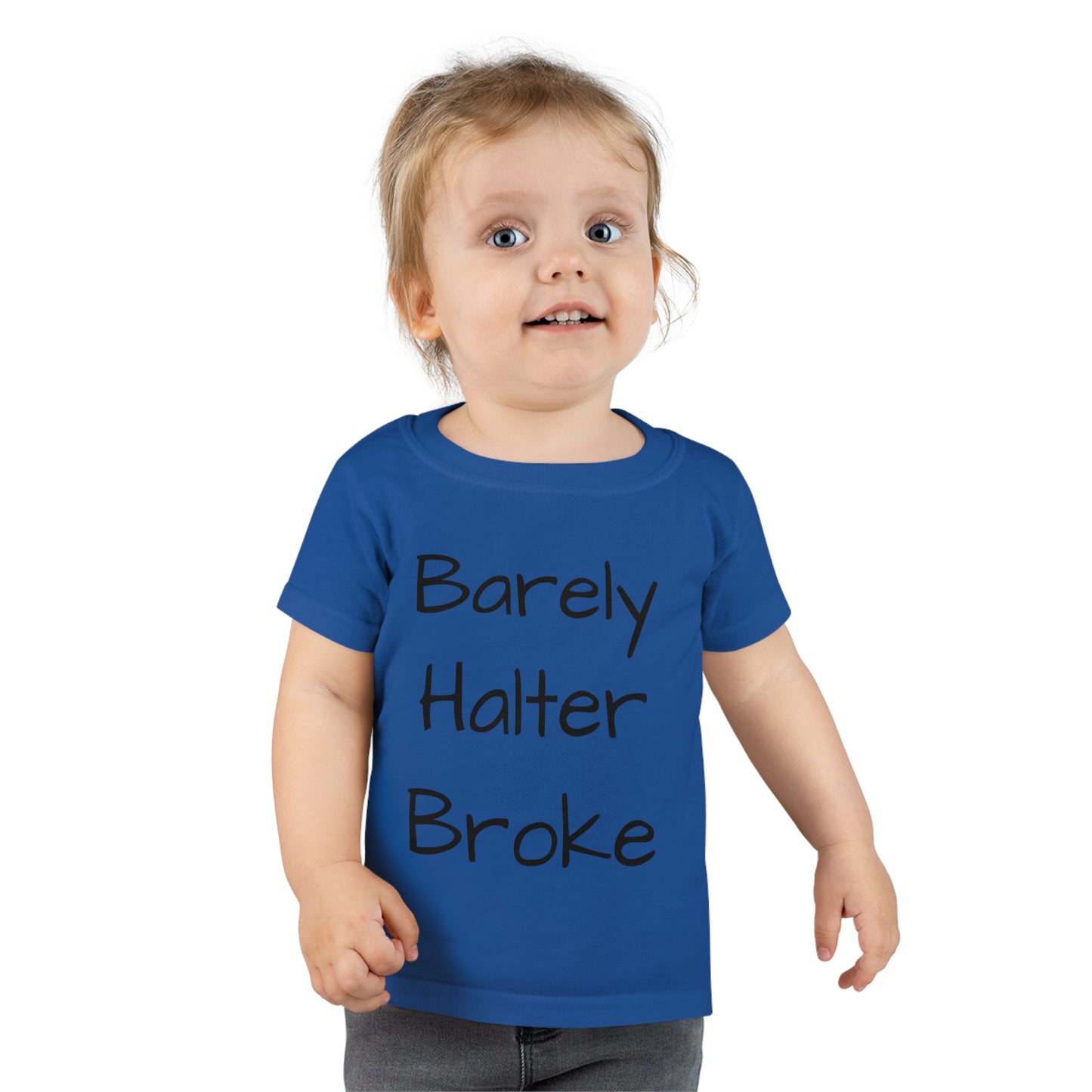 Toddler T-shirt - Barely Halter Broke