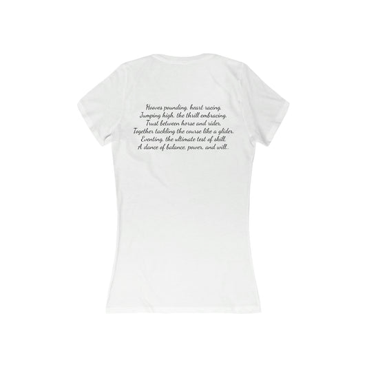 Shirt - Eventer Poem (Back) V-Neck Tee