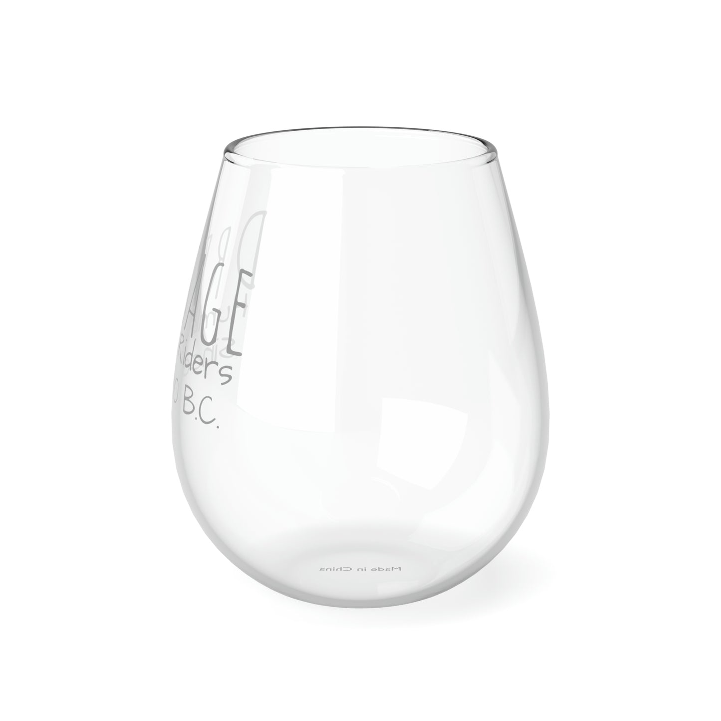 Wine Glass, 11.75oz - Dressage, Humbling Riders Since 400 B.C.